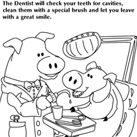 coloring book dr pig and patient pig